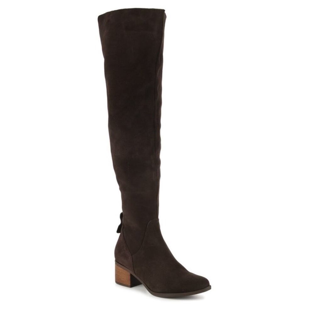Steve Madden Purly Boots Brown Suede Over The Knee Tall Boot Womens sz‎ 6